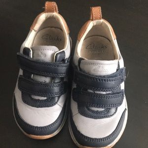 Clark’s leather toddler shoes